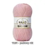 Włóczka Nako ANGORA LUKS SIMLI 100g/500m akryl + moher + wełna + nitka metalizowana - obrazek 10
