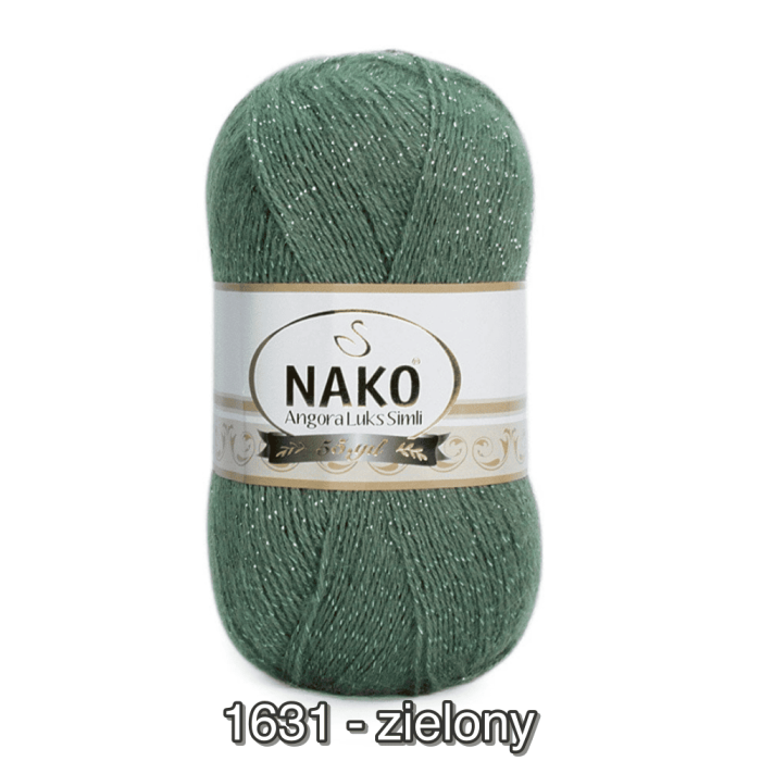 Włóczka Nako ANGORA LUKS SIMLI 100g/500m akryl + moher + wełna + nitka metalizowana - obrazek 20