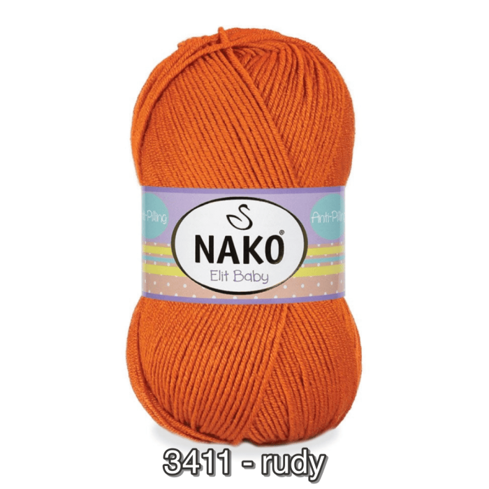 Włóczka Nako ELIT BABY 100g/250m Anti Pilling - obrazek 10