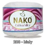 Włóczka Nako ESTIVA SILKY 100g/224m bambus+bawełna - obrazek 2