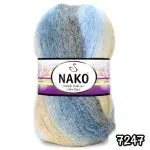 Włóczka Nako Mohair Delicate Colorflow 100g/500m moher+wełna+akryl - obrazek 14