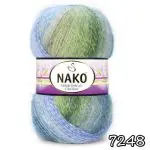 Włóczka Nako Mohair Delicate Colorflow 100g/500m moher+wełna+akryl - obrazek 17
