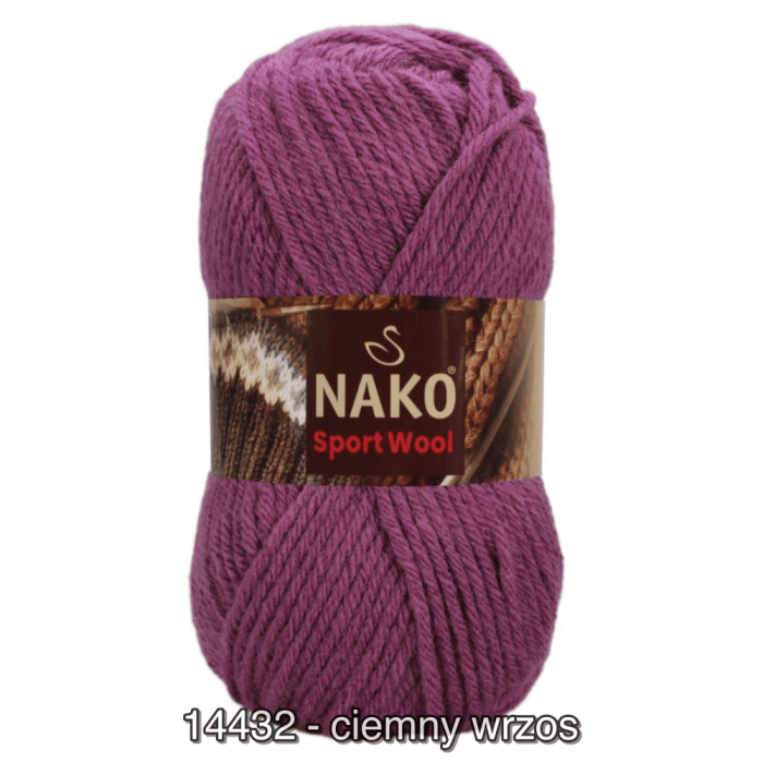 Włóczka Nako SPORT WOOL 100g/120m akryl + wełna - obrazek 55