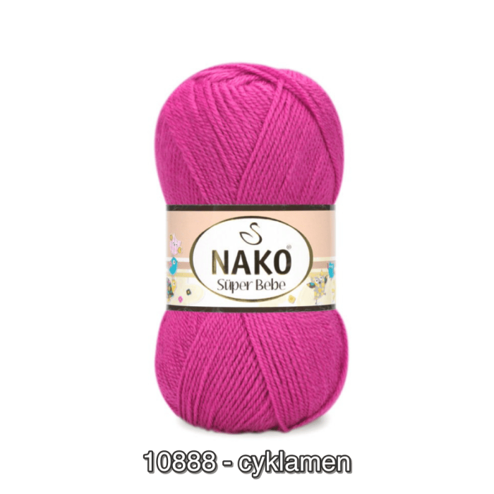 Włóczka Nako SUPER BEBE 50g/180m - akryl - obrazek 26