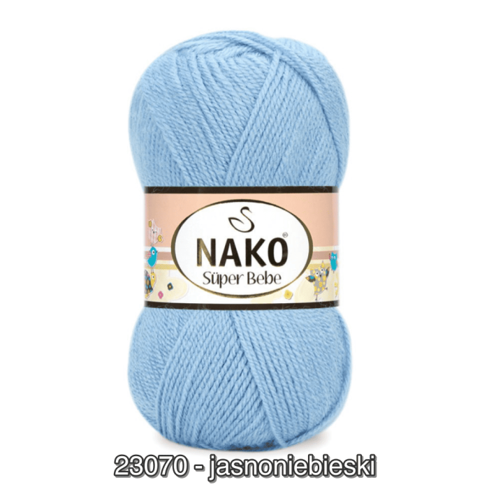 Włóczka Nako SUPER BEBE 50g/180m - akryl - obrazek 30