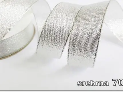 Wstążka BROKATOWA 18mm NA METRY