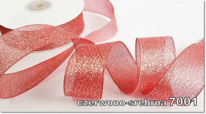 Wstążka BROKATOWA 38mm NA METRY