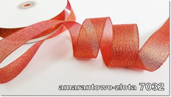 Wstążka BROKATOWA 38mm NA METRY