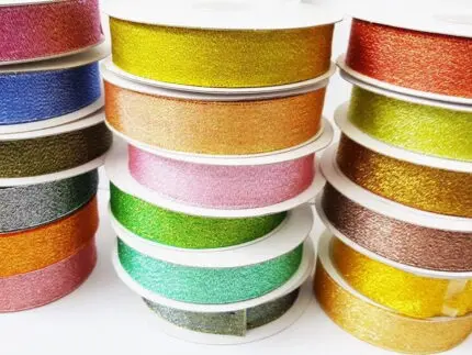 Wstążka BROKATOWA 38mm NA METRY