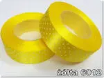 Wstążka SATYNOWA w KROPKI 12mm KRĄŻEK 22m
