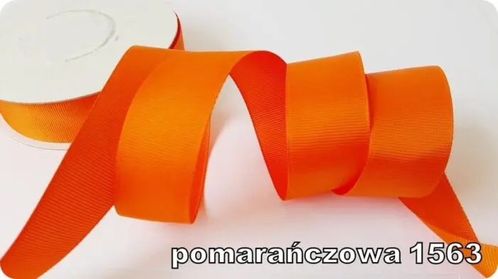 Wstążka taśma RYPSOWA 25mm KRĄŻEK 22m
