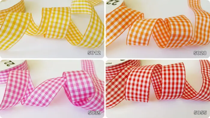 Wstążka w KRATKĘ 38mm NA METRY