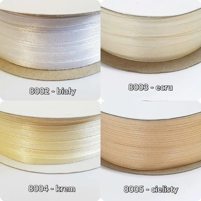 Wstążka SATYNOWA 3mm - obrazek 2