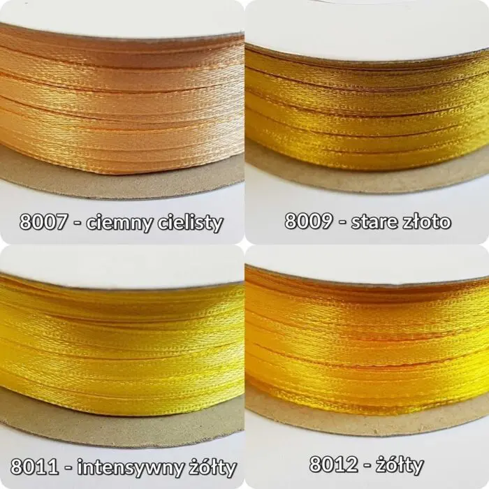 Wstążka SATYNOWA 3mm - obrazek 3