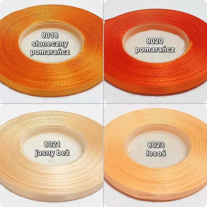 Wstążka SATYNOWA 6mm - obrazek 5