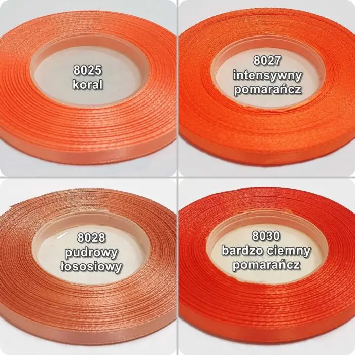 Wstążka SATYNOWA 6mm - obrazek 6