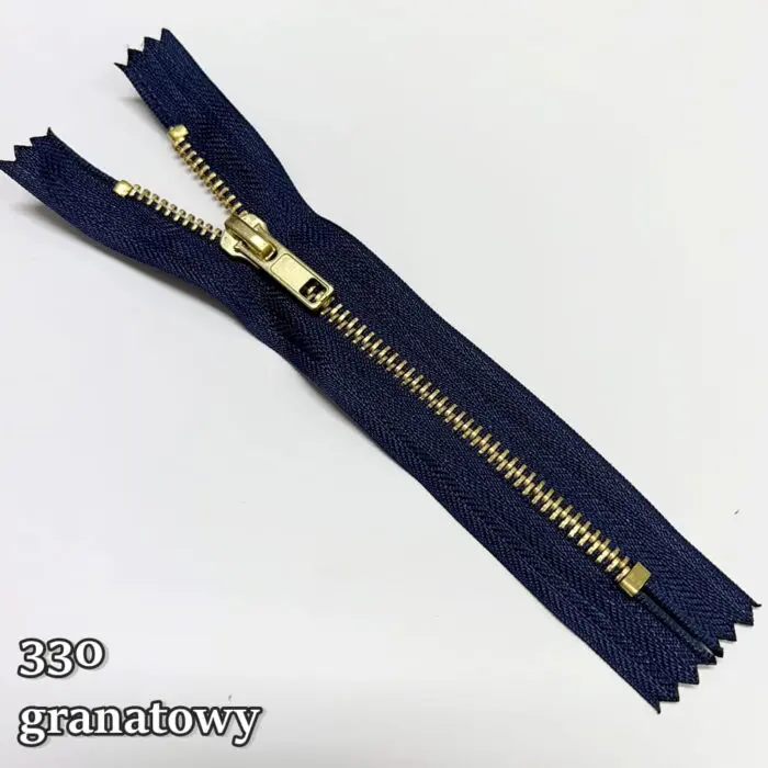 Zamek błyskawiczny METALOWY 14cm