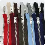 Zamek metalowy YKK nikiel (10 do 22cm) (2034)