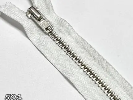 Zamek metalowy YKK nikiel (10 do 22cm) (2034)