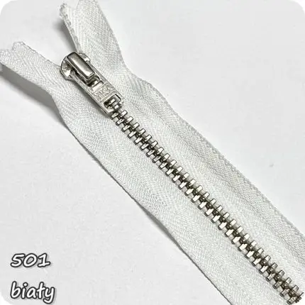 Zamek metalowy YKK nikiel (10 do 22cm) (2034)