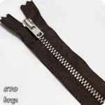 Zamek metalowy YKK nikiel (10 do 22cm) (2034)