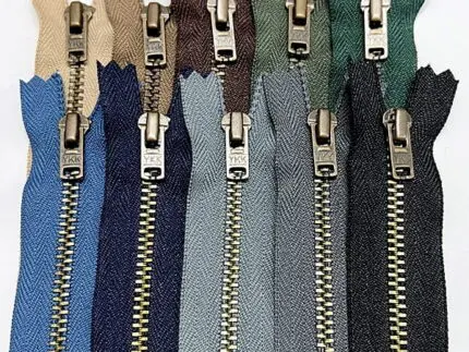 Zamek metalowy YKK oksyda (10 do 22cm) (2045)