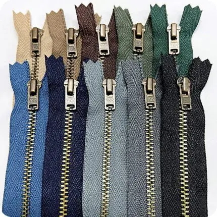 Zamek metalowy YKK oksyda (10 do 22cm) (2045)