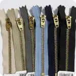 Zamek metalowy YKK złoty (10 do 20cm) (8489)