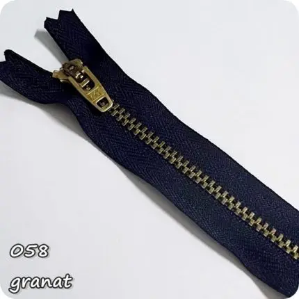 Zamek metalowy YKK złoty (10 do 20cm) (8489)