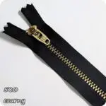 Zamek metalowy YKK złoty (10 do 20cm) (8489)