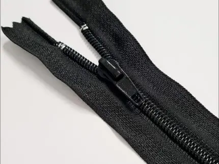 Zamek ŻYŁKOWY 5mm (spiralny) 20cm CZARNY