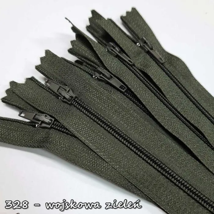 Zamek ŻYŁKOWY (spiralny) 20cm