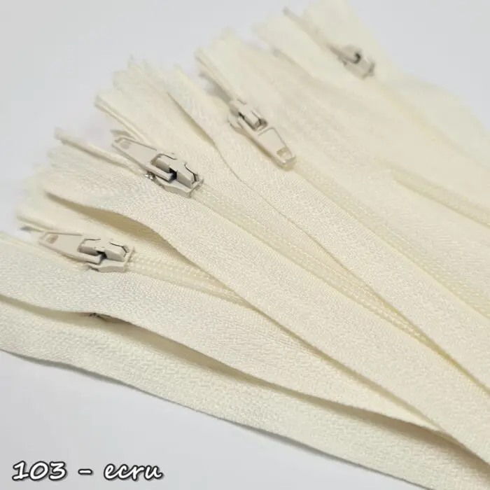 Zamek ŻYŁKOWY (spiralny) z kordem 12cm