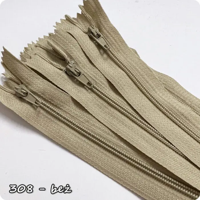 Zamek ŻYŁKOWY (spiralny) z kordem 12cm