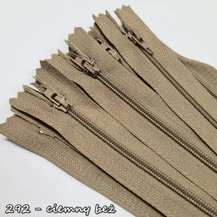 Zamek ŻYŁKOWY (spiralny) z kordem 12cm