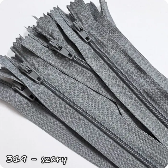 Zamek ŻYŁKOWY (spiralny) z kordem 12cm