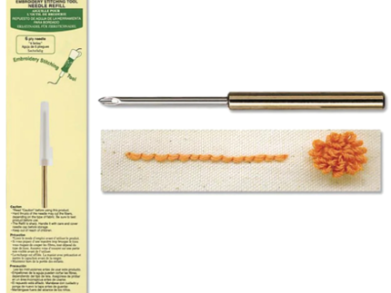 Zapasowa gruba igła tkacka Clover (8803)