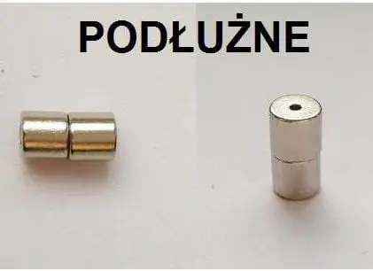 ZAPIĘCIE DO KORALI, BIŻUTERII NA MAGNES, PODŁUŻNE
