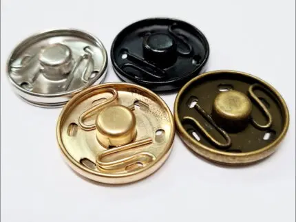 Zatrzaski metalowe 21mm 1szt