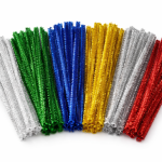 Druciki kreatywne metalizowane / wyciorki 30cm - 5 sztuk