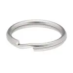 Kółko spiralne metalowe SREBRNE 16x1,5mm