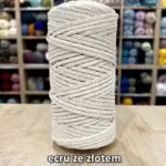 Sznurek BAWEŁNIANY z nitką 5mm/ rolka 100m - obrazek 5