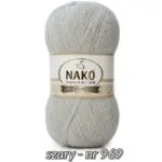 Włóczka Nako ANGORA LUKS SIMLI 100g/500m akryl + moher + wełna + nitka metalizowana - obrazek 18