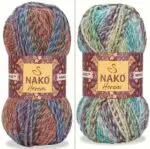 Włóczka Nako Hercai 100g/156m akryl