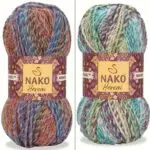 Włóczka Nako Hercai 100g/156m akryl