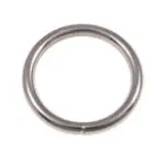 Kółka metalowe SREBRNE 25x4mm