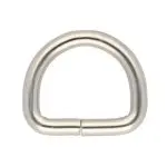 Półkola metalowe 20x17x4mm - obrazek 2