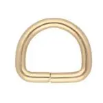 Półkola metalowe 20x17x4mm - obrazek 3