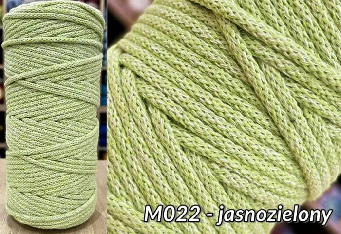 Sznurek bawełniany OMBRE 5mm/ rolka 100m - obrazek 12