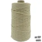 Sznurek pleciony POLIESTROWY PŁASKI 3mm/200m (bistor) - obrazek 3